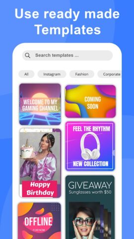 Marketing video maker Ad maker для Android — скриншот 2