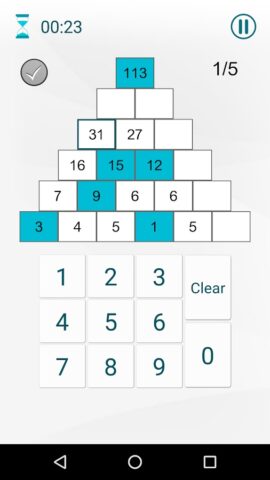 Math Games для Android — скриншот 1