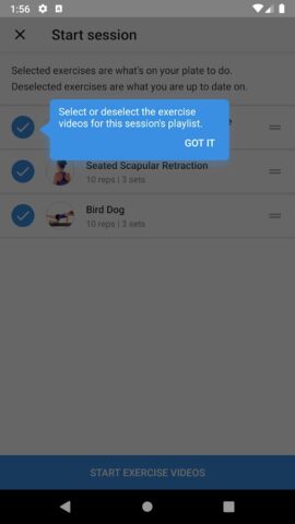 Medbridge GO for Patients для Android — скриншот 2