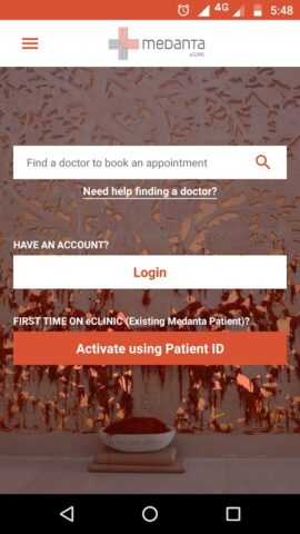 Medanta eCLINIC — Patient App для Android — скриншот 1