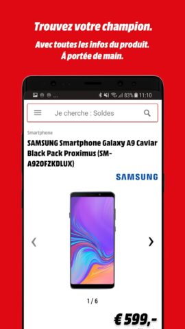 MediaMarkt Belgique для Android — скриншот 4