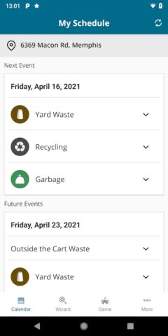 Memphis Curbside Collection для Android — скриншот 3