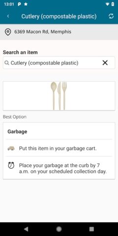 Memphis Curbside Collection для Android — скриншот 5