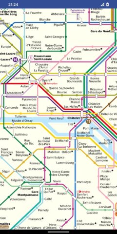 Paris Metro Maps для Android — скриншот 2