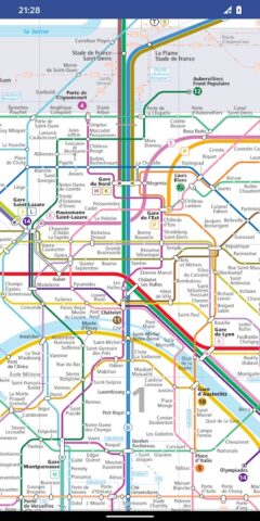 Paris Metro Maps для Android — скриншот 4