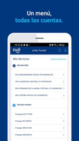 Mi Tigo Paraguay для Android — скриншот 2