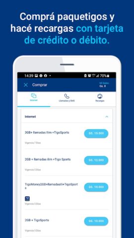 Mi Tigo Paraguay для Android — скриншот 4