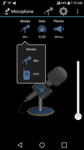 Microphone для Android — скриншот 1