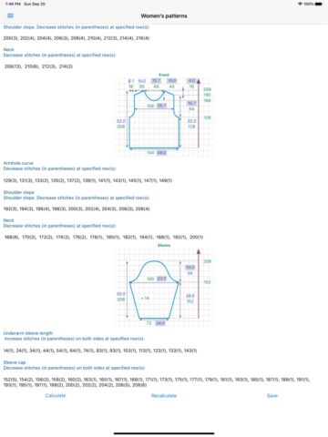 Mnemosina knitting patterns для iOS — скриншот 5