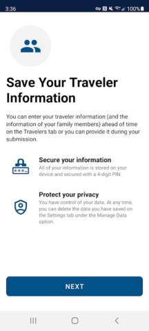 Mobile Passport Control для Android — скриншот 2