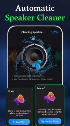 Speaker Cleaner Volume Booster для Android — скриншот 2