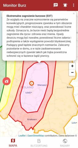 Monitor Burz для Android — скриншот 3