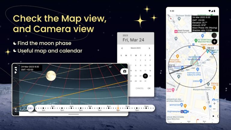 Moon Locator — Lunar Calendar для Android — скриншот 3
