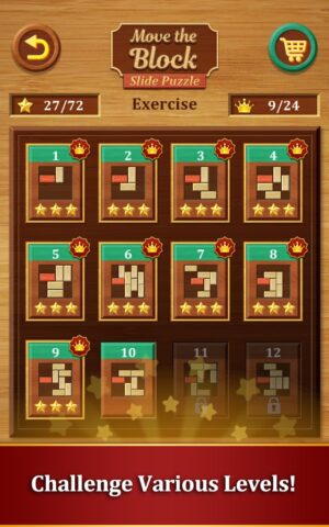 Move the Block : Slide Puzzle — скриншот 5