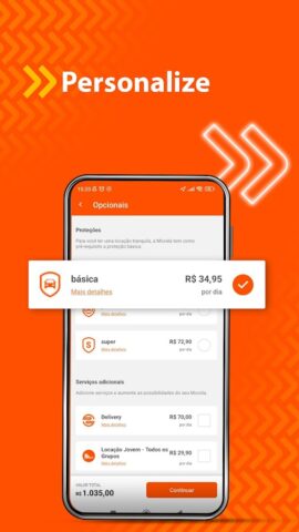 Movida: Aluguel de Carros для Android — скриншот 3