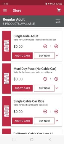 MuniMobile для Android — скриншот 1