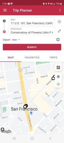MuniMobile для Android — скриншот 4
