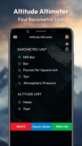My Altitude Altimeter App для Android — скриншот 5