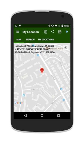 My Location — Where Am I для Android — скриншот 1