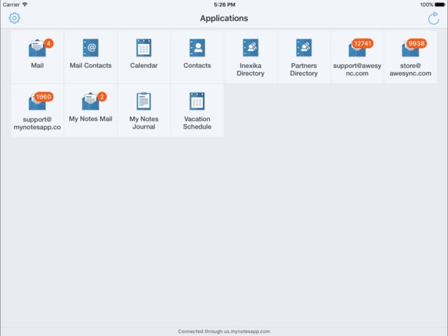 My Notes — клиент HCL Notes для iOS — скриншот 1