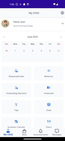 MyChildAtSchool — Parent App для Android — скриншот 1