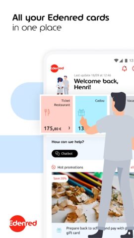 Edenred для Android — скриншот 1