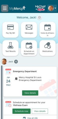 MyMercy для Android — скриншот 1