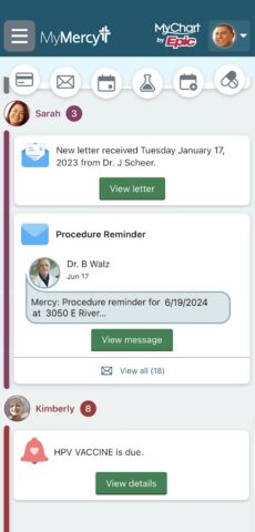 MyMercy для Android — скриншот 2