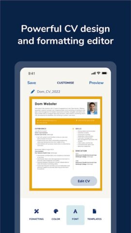 MyPerfectCV: Resume CV Builder для Android — скриншот 5