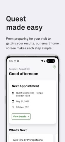 MyQuest for Patients для Android — скриншот 1