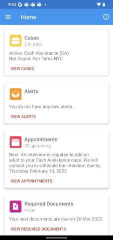NYC ACCESS HRA для Android — скриншот 1