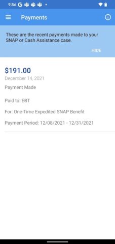 NYC ACCESS HRA для Android — скриншот 3