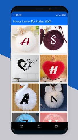 Name Letter DP Maker для Android — скриншот 2