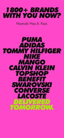 Namshi — Online Fashion Store для Android — скриншот 2