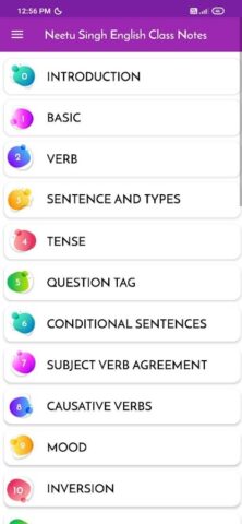Neetu Singh English Classnotes для Android — скриншот 3