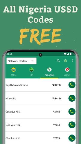 Nigeria USSD & Bank Codes 2025 для Android — скриншот 5
