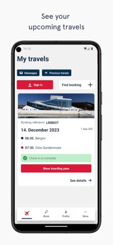 Norwegian Travel Assistant для Android — скриншот 1
