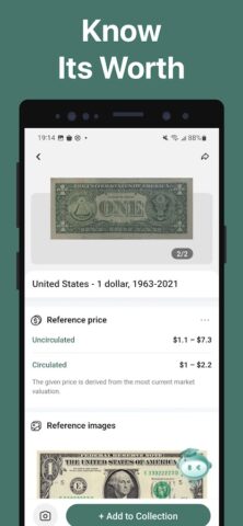 NoteSnap — Banknote Identifier для Android — скриншот 3