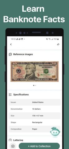 NoteSnap — Banknote Identifier для Android — скриншот 5