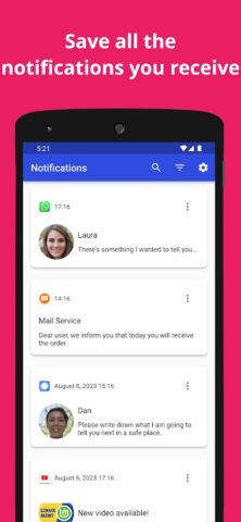 Notification History для Android — скриншот 1