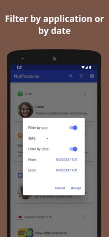Notification History для Android — скриншот 3