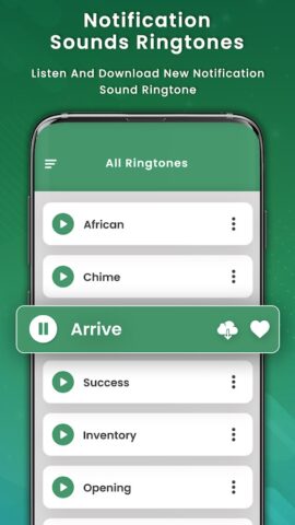 Notification Sounds для Android — скриншот 2