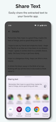 OCR — изображение в текст для Android — скриншот 5