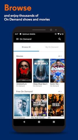 Optimum для Android — скриншот 2