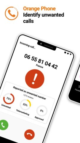 Orange Phone для Android — скриншот 1