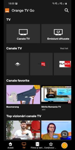 Orange TV Go для Android — скриншот 2