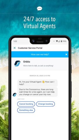 Orbitz Hotels & Flights для Android — скриншот 3