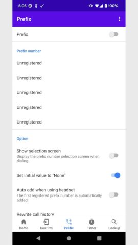Outgoing Call Confirm для Android — скриншот 3