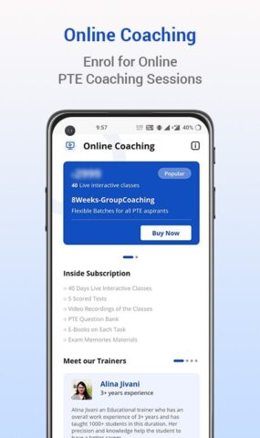 PTE Tutorials — Exam Practice для Android — скриншот 4