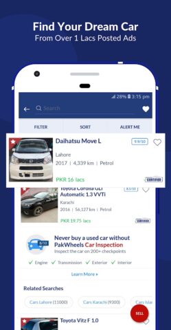 PakWheels: Buy & Sell Cars для Android — скриншот 3